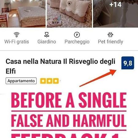 Casa Nella Natura Il Risveglio Degli Elfi Педавена Екстериор снимка